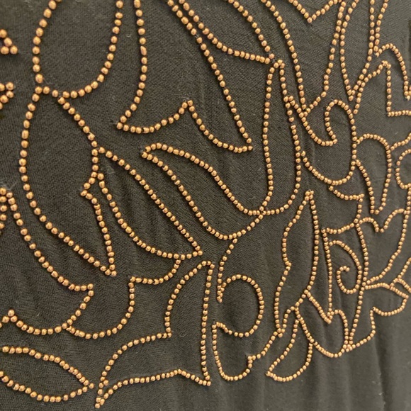 Raga Black Flare Sleeve Top - Picture 2 of 3